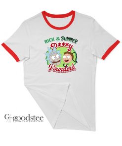 Funny Rick And Summer Pussy Pounders Ringer T-Shirt