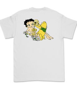 Funny Betty Boop and Winnie The Pooh Honey T-Shirt