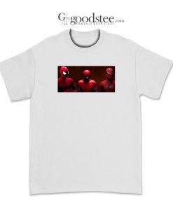 The Three Spider-Man Together In Elevator T-Shirt