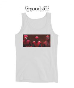 The Three Spider-Man Together In Elevator Tank Top