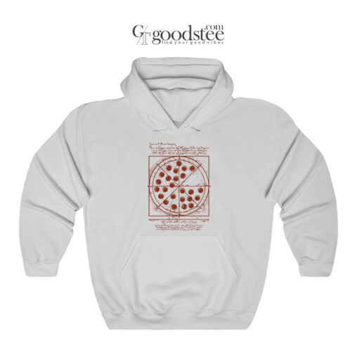 Tom Holland Divine Geometry Vitruvian Pizza Hoodie