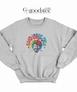 Vintage Bob Ross Good Vibes Only Sweatshirt