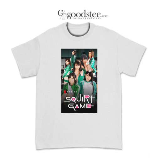 Funny Jav Squirt Game Squid Game Parody T-Shirt