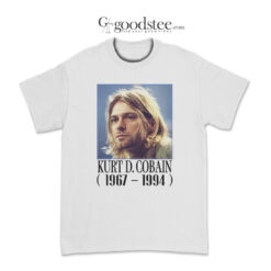 Vintage Kurt Donald Cobain Memorial Painting T-Shirt