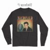 Vintage Style Tribute to Norm MacDonald Long Sleeve