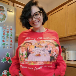Classic Movie Merry Christmas From Our Family To Yours Sweatshirt
