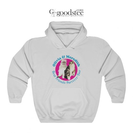 Deadpool Olivia and Meredith Best Friends Purr Ever Hoodie