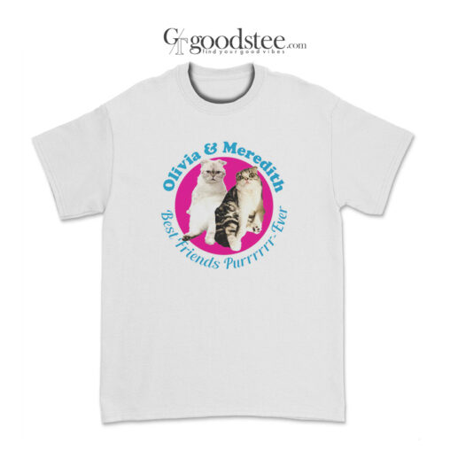 Deadpool Olivia and Meredith Best Friends Purr Ever T-Shirt
