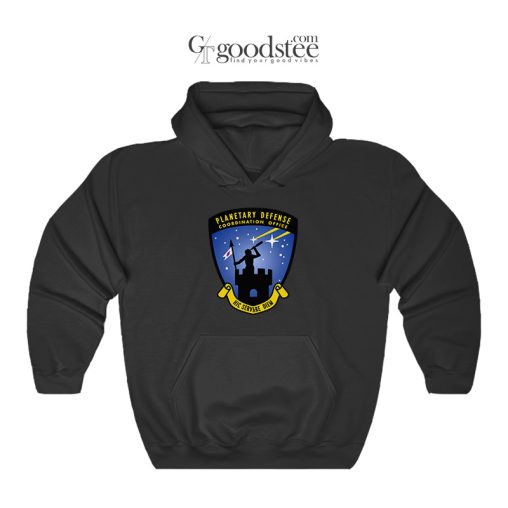 Don't Look Up Planetary Defense Coordination Office Logo Hoodie