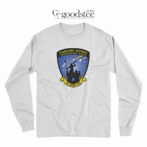 Don't Look Up Planetary Defense Coordination Office Logo Long Sleeve
