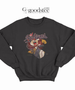 Vintage Cleveland Indians Taz Mania Looney Tunes Sweatshirt