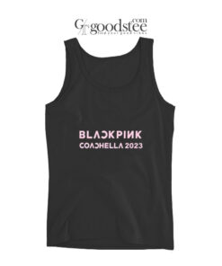 Blackpink Coachella 2023 Puff Print Text Tank Top