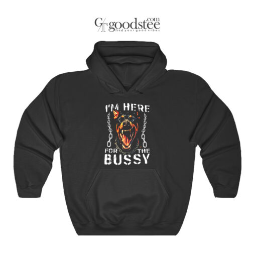 I'm Here For The Bussy Dog Hoodie
