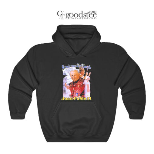 Juan Pablo II Seguiremos Tu Ejemplo White Lives Matter Hoodie