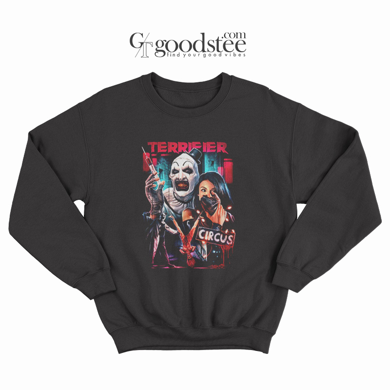 Damien-Leone-Terrifier-Circus-Sweatshirt Damien Leone Terrifier Circus Sweatshirt