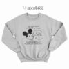 Disney I'm Mickey Mouse And I Smell Like Rotten Eggs Sweatshirt