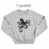Octopus Cruise Ship Graphic Printed Sweatshirt