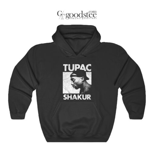 Tupac Shakur American Rapper Eyes Closed Hoodie