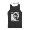 Tupac Shakur American Rapper Eyes Closed Tank Top