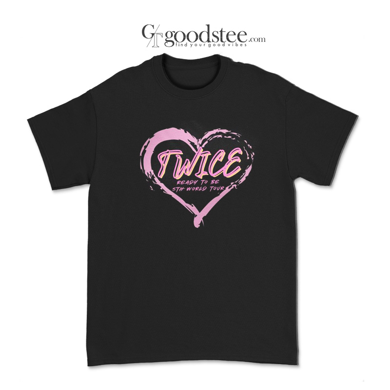 Twice Ready To Be 5Th World Tour 2023 T-Shirt Twice Ready To Be 5Th World Tour 2023 T-Shirt