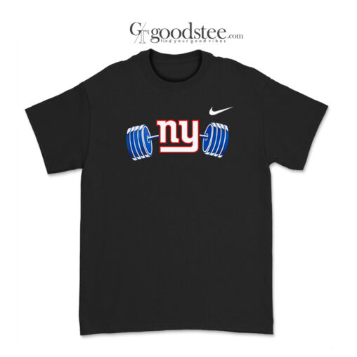 New York Giants Daniel Jones Nike Ny Barbell T-Shirt