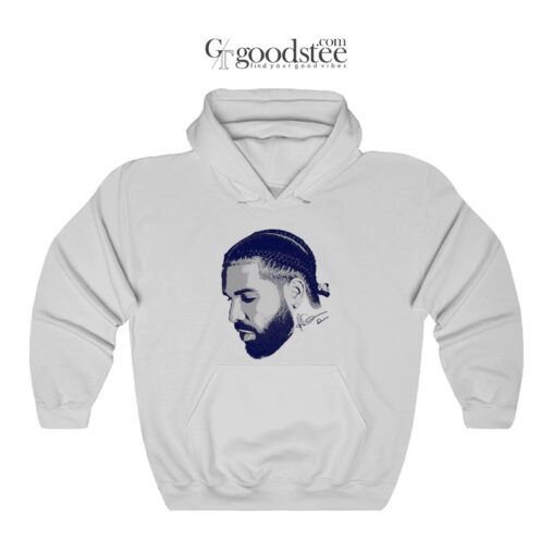 Vintage Drake Face Graphic Hoodie
