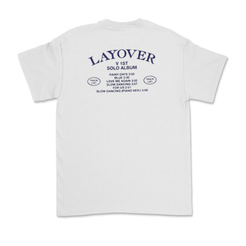 BTS Kim Taehyung Layover Solo Album T-Shirt