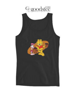 Garfield Piglet Winnie The Pooh Tank Top