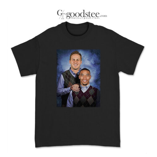 Jared Goff And Amon-Ra St Brown Step Brothers T-Shirt
