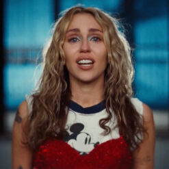 Miley Cyrus Used To Be Young Mickey Mouse Ringer T-Shirt