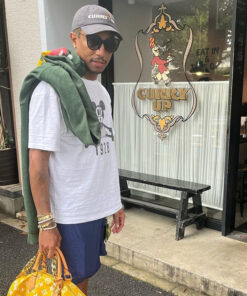 Pharrell Williams Wearing Vintage Mickey 1982 T-Shirt