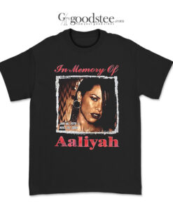 Vintage Hailey Baldwin In Memory Of Aaliyah T-Shirt