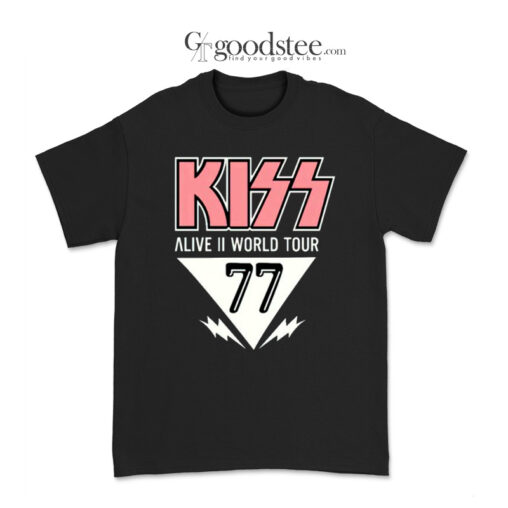Vintage Zendaya Kiss Alive II World Tour T-Shirt