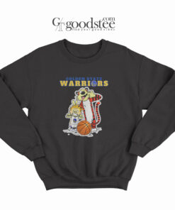 Calvin and Hobbes Golden State Warriors Sweatshirt