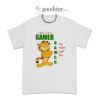 Garfield I'm Gamer My Wife Left Me T-Shirt