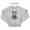 The Passenger Benson Rabbit Hood Human Skull Sweatshirt