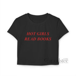 Hot Girl Read Books Y2K Baby Tee