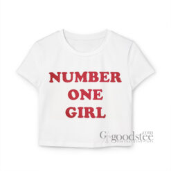 Rose Number One Girl Y2K Baby Tee